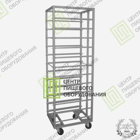 Тележка для транспортировки 640х805х1800 24 уровня под противень 580х780-2