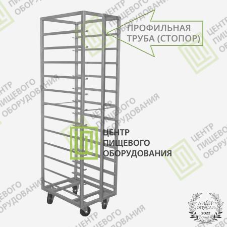 Тележка для транспортировки 660х685х1800 18 уровней под противень 600х660-0