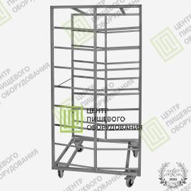 Тележка для хлебных лотков 806x920x1770 4 уровня под лоток 450х7400