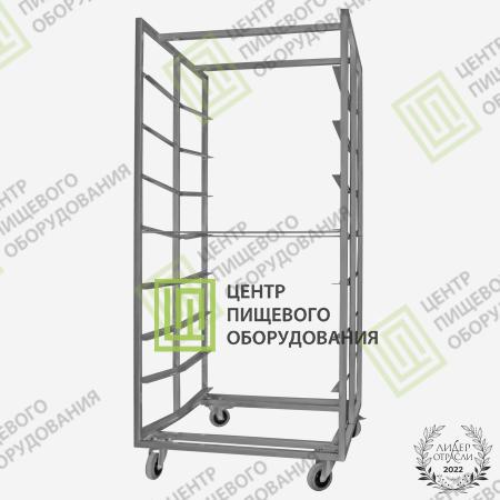 Тележка для хлебных лотков 660х820x1800 7 уровней под ящик 400х600-1