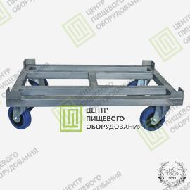 Тележка для транспортировки ящиков усиленная 418х618х178 под 1 ящик 400х6002