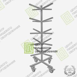 Тележка для сушки форм 500х500х1800 5 уровней0
