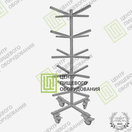 Тележка для сушки форм 600х600х1800 8 уровней-2