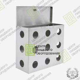 Диспенсер для бахил закрытый с крышкой 150х350х300 Арт. DDB-0042