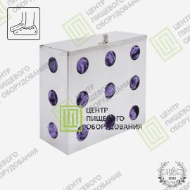 Диспенсер для бахил закрытый с крышкой 150х350х300 Арт. DDB-0042