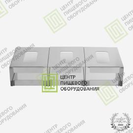 Трехсекционный диспенсер для перчаток 80х420х200 Арт. D-0036