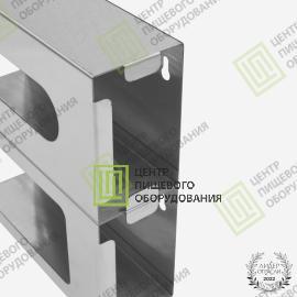 Двухсекционный диспенсер для масок и перчаток 80х250х265 Арт. D-0061