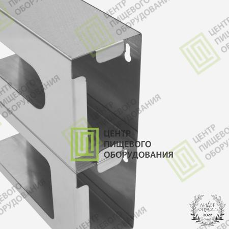 Двухсекционный диспенсер для масок и перчаток 80х250х265 Арт. D-006-1