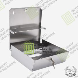 Двухсекционный диспенсер для масок и перчаток закрытый 80х255х305 Арт. DZ-0073