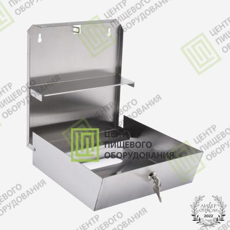 Двухсекционный диспенсер для масок и перчаток закрытый 80х255х300-2