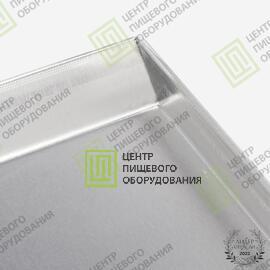 Противень 4 борта 325х530х20 1 борт под 45 градусов Алюминий3