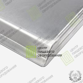 Противень 4 борта 400х600х20 1 борт под 45 градусов Алюминий6