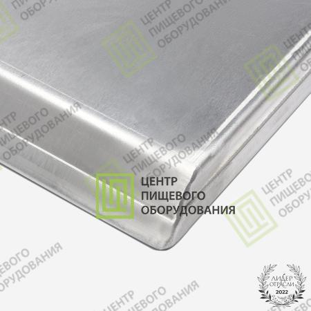 Противень 4 борта 460х700х20 1 борт под 45 градусов Алюминий-2