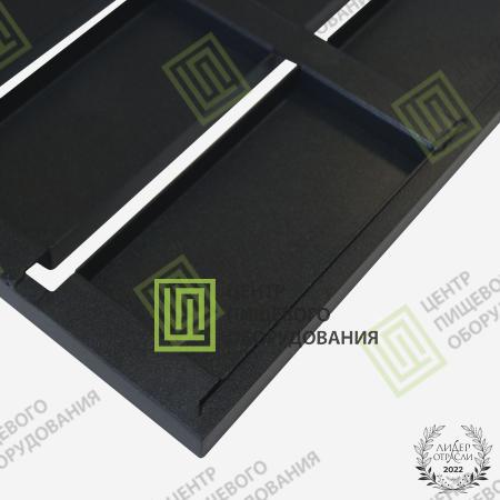 Противень для чиабатта усиленный с антипригарным покрытием 400х600х20 12 ячеек Алюминий-1