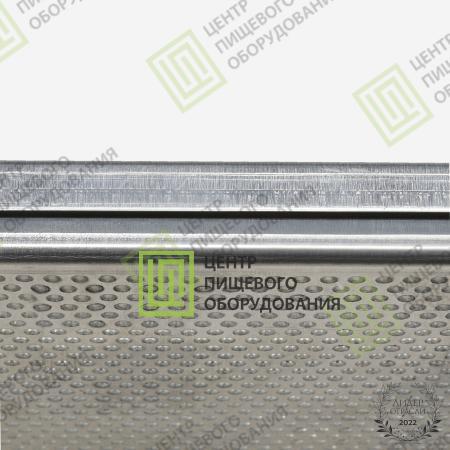Противень 4 борта перфорированный 600х400х20 Алюминий-1
