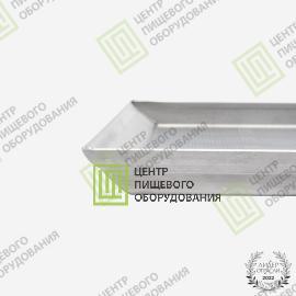 Противень 4 борта перфорированный 400х600х20 2 борта под 45 градусов Алюминий5