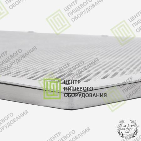 Лист перфорированный усиленный 325х530х11 Алюминий-2
