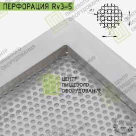 Лист перфорированный усиленный 325х530х11 Алюминий3