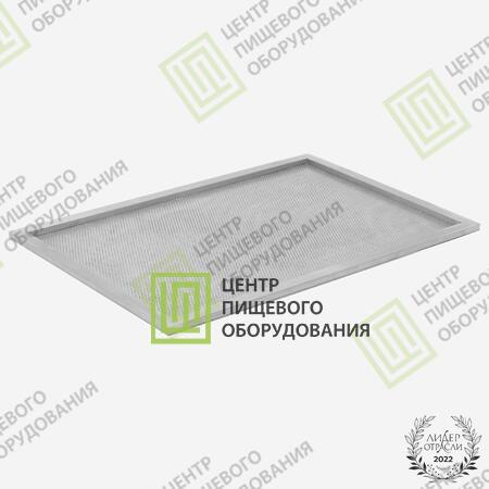 Лист перфорированный усиленный 600х660х11 Алюминий-0