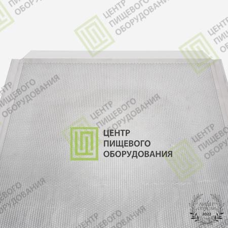 Противень 4 борта перфорированный 500х750х20 борта под 45 градусов Алюминий -3