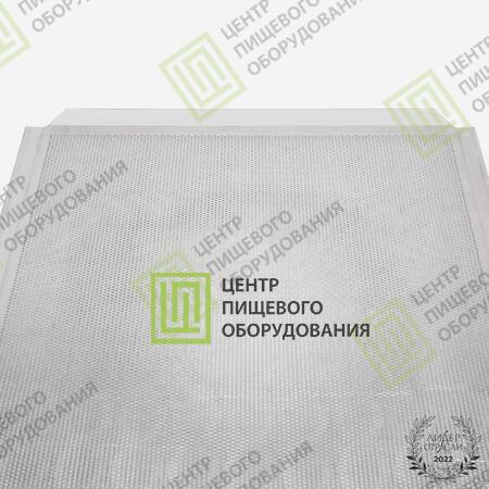 Противень 4 борта перфорированный 600х660х20 борта под 45 градусов Алюминий -3
