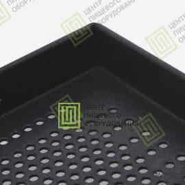 Противень 4 борта перфорированный с антипригарным покрытием 400х600х20 Алюминий4