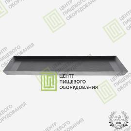 Противень 4 борта перфорированный с антипригарным покрытием 450х600х20 2 борта под 45 гр Алюминий10