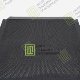 Противень 4 борта перфорированный с антипригарным покрытием 325х530х20 борта под 45 гр Алюминий 3