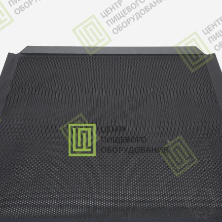 Противень 4 борта перфорированный с антипригарным покрытием 400х600х20 борта под 45 гр Алюминий -2