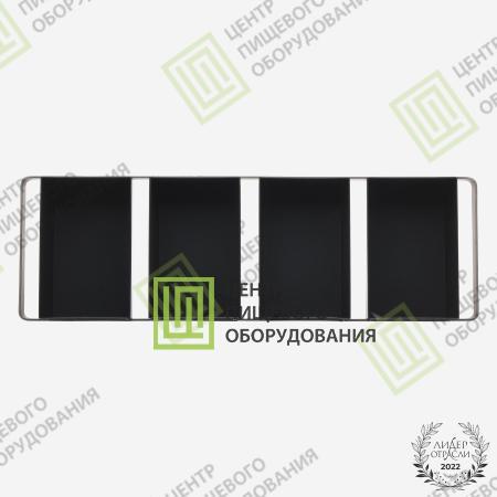 Кассета для выпечки хлеба с антипригарным покрытием 600х255х95 4 формы 115х245х95 Нержавеющая сталь-1