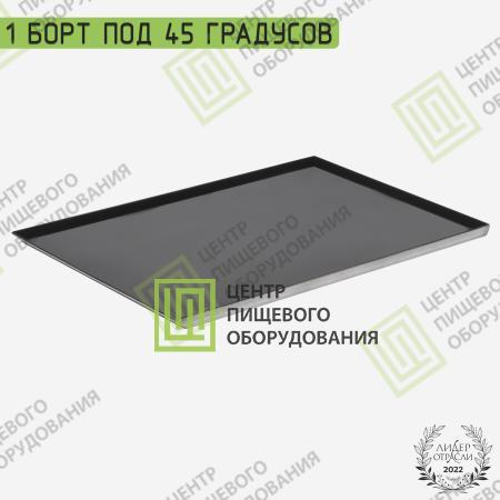 Противень 4 борта с антипригарным покрытием 580х780х20 Нержавеющая сталь-2