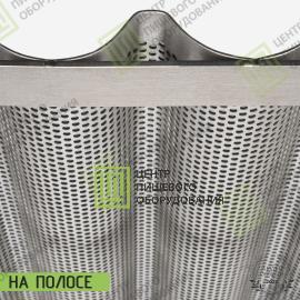Противень перфорированный волнистый с антипригарным покрытием 400х600х30 4 волны 75 мм Алюминий2
