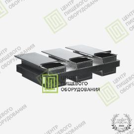 Кассета для тостового хлеба 600х350х124 3 формы 110х340х110 Нержавеющая сталь9