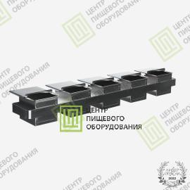 Кассета для тостового хлеба 600х80х84 5 форм 70х70х70 Нержавеющая сталь1