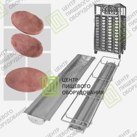 Пресс-рама 1000х1030х1980 48 форм (120х70х960) Нержавеющая сталь AISI 304-2