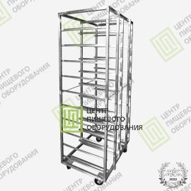Тележка для транспортировки двойная 895х625х1800 14 уровней под противень 400х6002