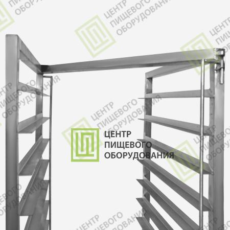 Тележка для транспортировки Z-образная 460х638х1800 18 уровней под противень 400х600-1