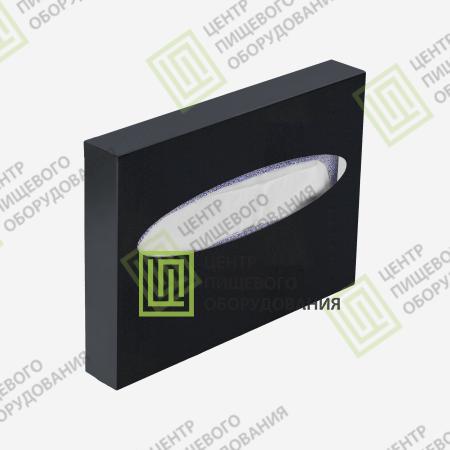 Диспенсер для унитазных накладок с покрытием 60х410х300 Арт. DUN-001Black-0