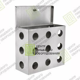 Диспенсер для бахил закрытый с крышкой 150х350х300 Арт. DDB-0042