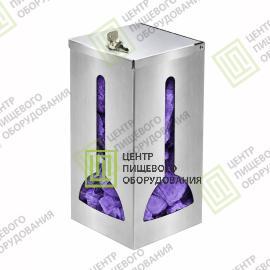 Диспенсер для бахил с крышкой 150х150х300 Арт. DDB-0031