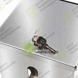 Диспенсер для бахил с крышкой 150х150х300 Арт. DDB-0031