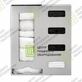 Диспенсер универсальный для перчаток, масок и одноразовых халатов 72х465х520 Арт. DU-0054