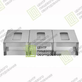 Трехсекционный диспенсер для перчаток 94х399х241 Арт. D-01112