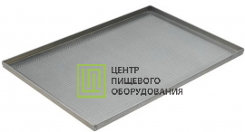 Противень 4 борта перфорированный 400x600x20 Алюминий