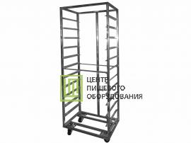Тележки для транспортировки 710x925x1800, 16 противней 650х900 Нержавеющая сталь