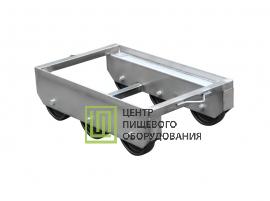 Тележка для транспортировки ящиков 660х412х205 Нержавеюшая сталь