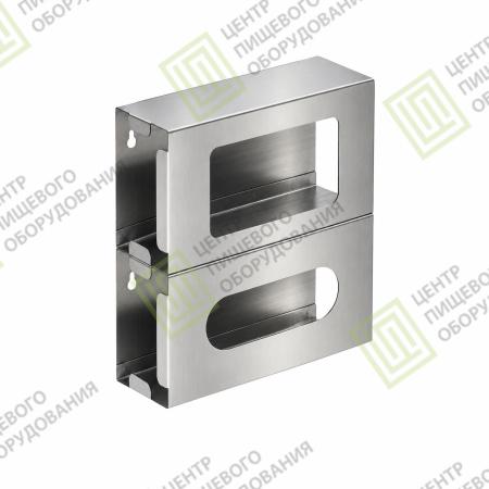 Двухсекционный диспенсер для масок и перчаток 80х250х265 Арт. D-006