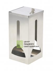 Настенный диспенсер для бахил с крышкой 150x150x300