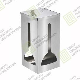 Диспенсер для бахил с крышкой 150х150х300 Арт. DDB-003