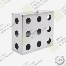 Диспенсер для бахил закрытый с крышкой 150х350х300 Арт. DDB-004